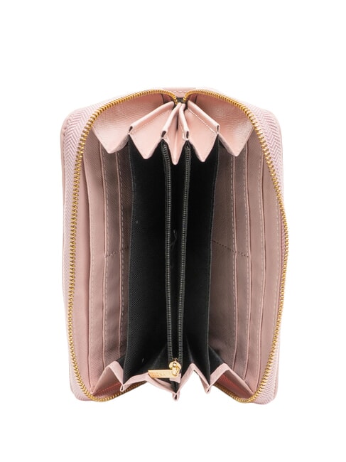 LUCY Portofel mare cu fermoar roșeală - Portofele femei