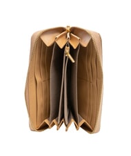 YNOT LUX Portofel mare cu fermoar caramel - Portofele femei - 2