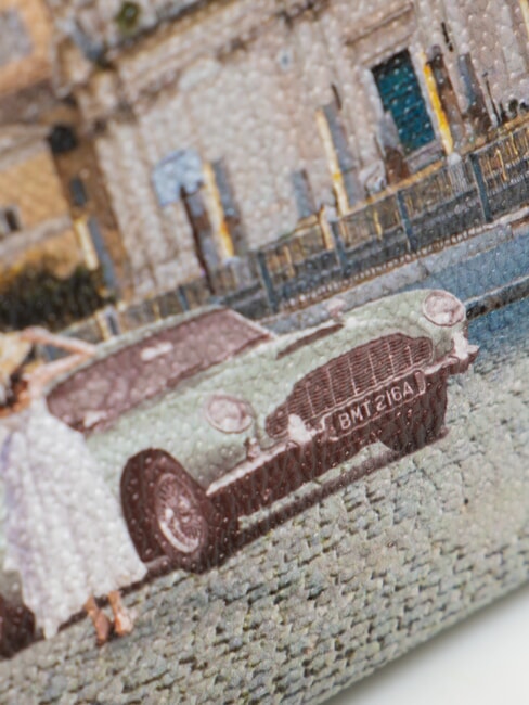 YESBAG Geantă tip clutch medie cu manșetă imperial - Genți femei