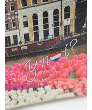 YNOT YESBAG Geantă tip clutch medie cu manșetă lalele - Genți femei - 3