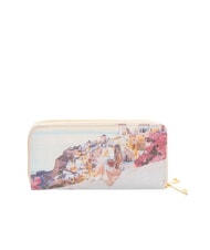 YNOT YESBAG Portofel mare cu 2 fermoare Apus de soare &icirc;n Grecia - Portofele femei - 3