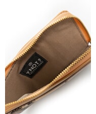 YNOT YESBAG Portcard plat cu fermoar și m&acirc;ner canal &icirc;nflorit - Portofele femei - 3