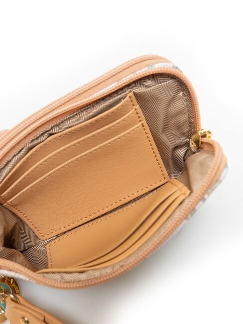 YESBAG SPECIAL Carcasă cu fermoar dublu pentru carduri Trandafir englezesc - Portofele femei