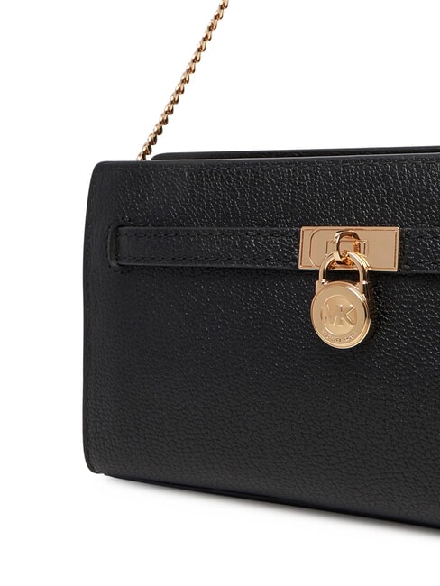 HAMILTON MODERNE Geantă de umăr cu curea metalică negru - Genți femei