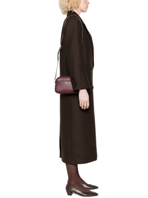 JET SET Geantă medie din piele pentru cameră s&acirc;nge de bou - Genți femei