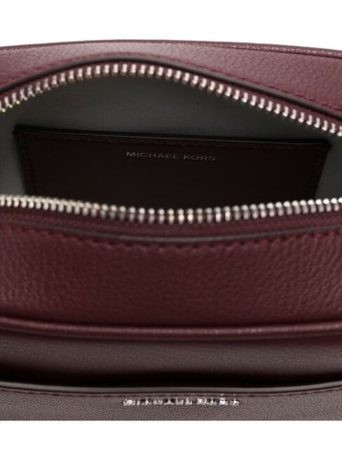 JET SET Geantă medie din piele pentru cameră s&acirc;nge de bou - Genți femei