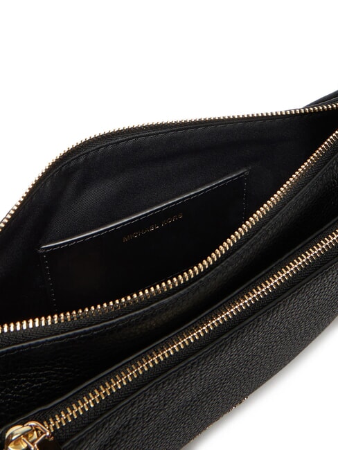 JET SET Geantă de umăr din piele negru - Genți femei