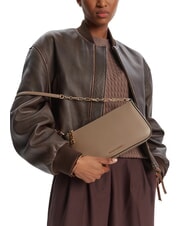 MICHAEL KORS EMPIRE Geantă de umăr din piele mesteacăn - Genți femei - 5