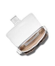 MICHAEL KORS COLBY Geantă de umăr medie din piele alb optic - Genți femei - 6