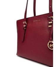 MICHAEL KORS QUINN Geantă de cumpărături medie din piele dud - Genți femei - 3