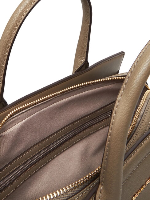 LAILA Geantă de m&acirc;nă din piele cu curea de umăr mesteacăn - Genți femei