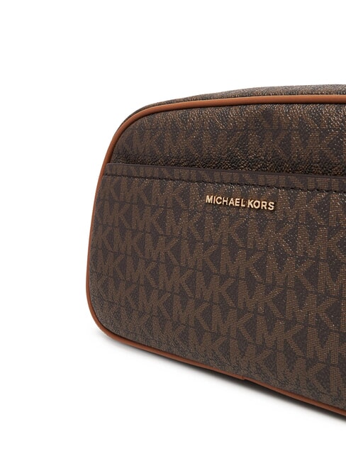 JET SET Geantă pentru cameră cu imprimeu integral brun/ghindă - Genți femei