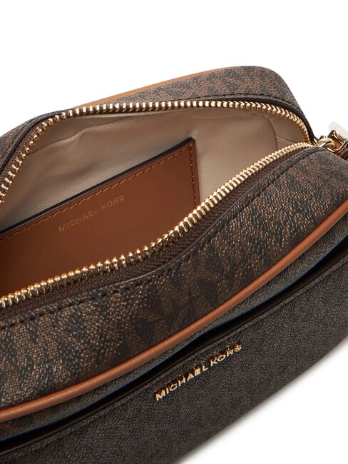 JET SET Geantă pentru cameră cu imprimeu integral brun/ghindă - Genți femei