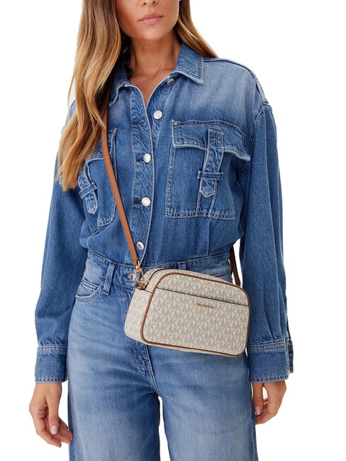 JET SET Geantă pentru cameră cu imprimeu integral vanilie/acrn - Genți femei