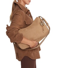 MICHAEL KORS NOLITA Geantă de umăr din piele nubuc coji - Genți femei - 5