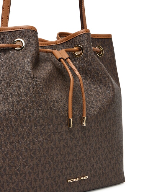 AVERY Geantă de umăr tip găleată brun/ghindă - Genți femei