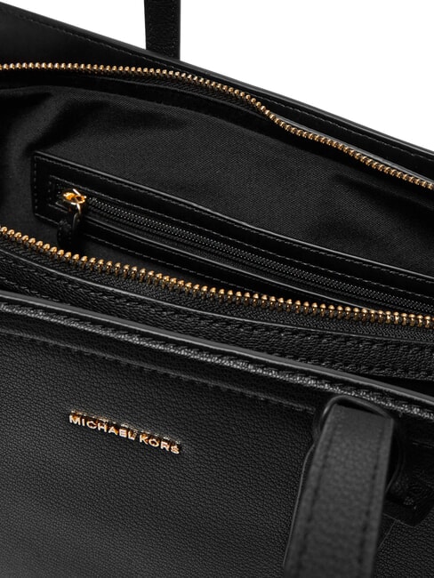 LAILA Geantă de umăr din piele negru - Genți femei