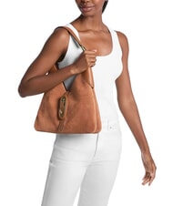 MICHAEL KORS CORNELIA Geantă hobo din piele de șa bagaje - Genți femei - 2