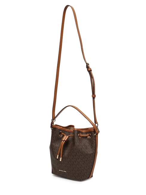 AVERY Geantă tip găleată cu curea de umăr brun/ghindă - Genți femei