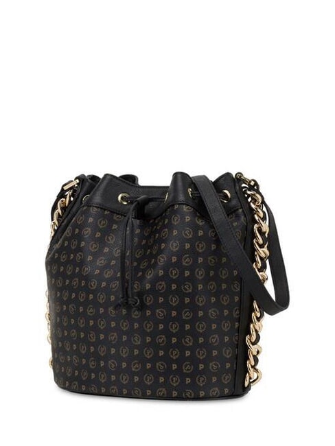 HERITAGE Geantă de umăr tip găleată negru - Genți femei