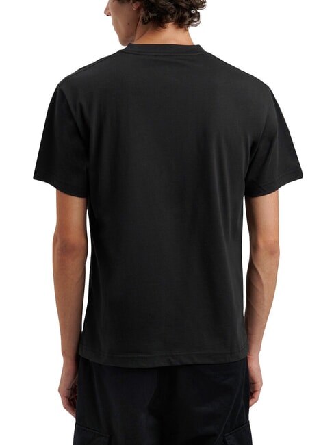 LEFT CHEST Tricou lejer din bumbac negru - tricou