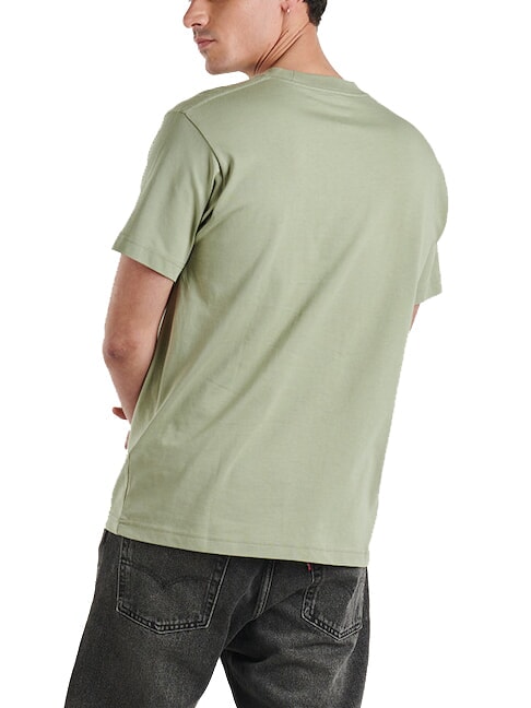 LEFT CHEST Tricou lejer din bumbac salvie moale - tricou