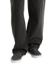 VANS CLASSIC SLIP-ON CLASSIC Slip on pentru femei negru/cositor cu tablă de carouri - Pantofi unisex - 6