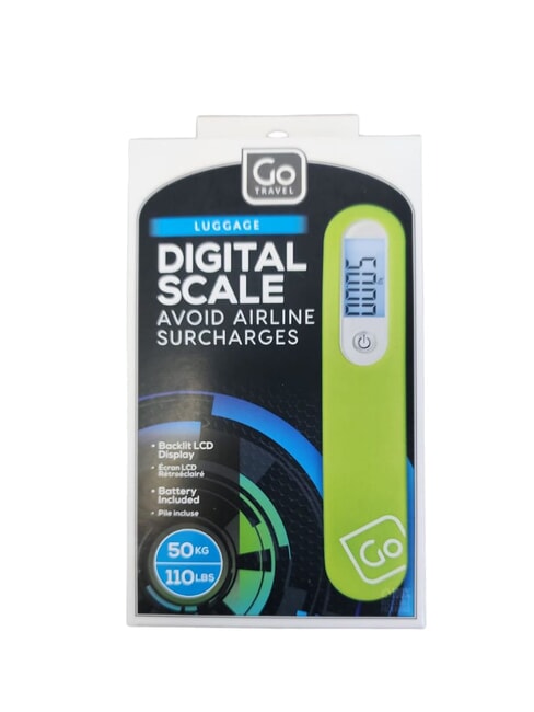 GO C&acirc;ntar digital pentru bagaje verde - Accesorii de călătorie