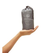 GO TRAVEL GO Pernă de g&acirc;t sau spate din spumă cu memorie gri - Accesorii de călătorie - 4