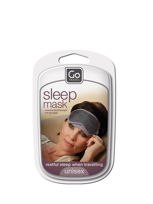 GO Mască de călătorie cu dopuri de urechi negru - Accesorii de călătorie