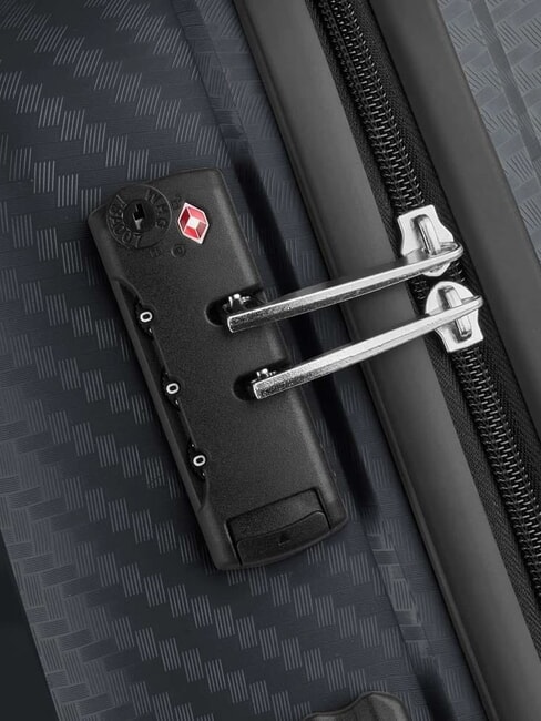 BINALONG Cărucior mediu negru - Trolere rigide