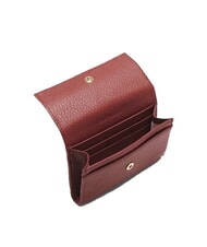 COCCINELLE METALLIC SOFT Portcard din piele ciocănită coniac - Portofele femei - 2