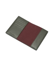 COCCINELLE METALLIC SOFT Suport pașaport din piele ciocănită algele - Accesorii de călătorie - 2