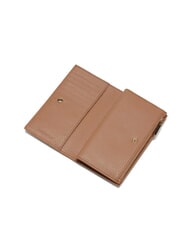 COCCINELLE METALLIC SOFT Portofel mediu din piele ciocănită piei - Portofele femei - 2