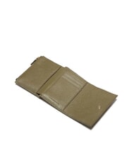 COCCINELLE METALLIC SOFT  Portofel mic din piele verde laur - Portofele femei - 2