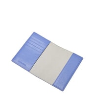COCCINELLE METALLIC SOFT Suport pașaport din piele ciocănită albastru - Accesorii de călătorie - 2