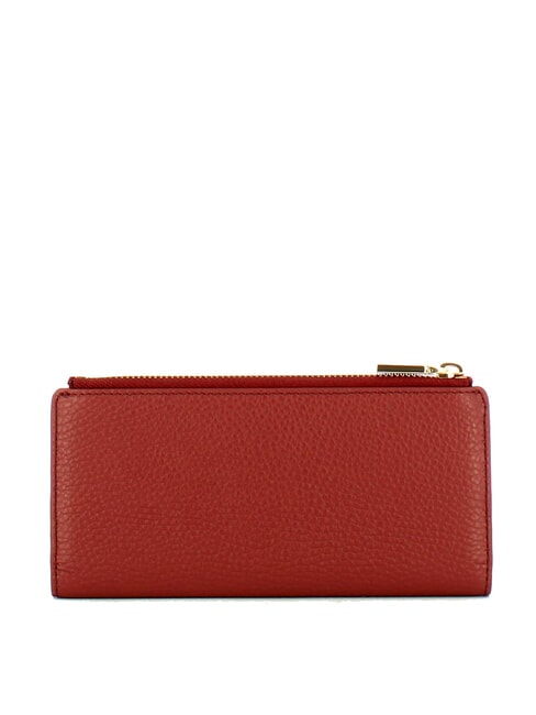 METALLIC SOFT Portofel de piele coniac - Portofele femei