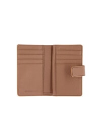 COCCINELLE METALLIC SOFT Portofel din piele texturata piei - Portofele femei - 2