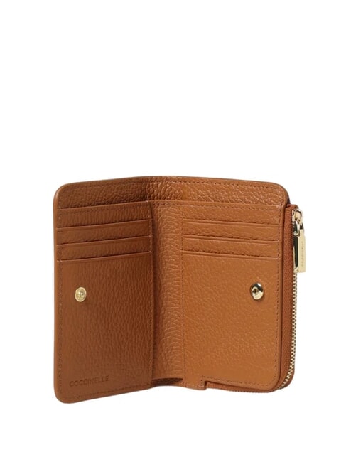 METALLIC SOFT Portofel mic din piele CUIR - Portofele femei