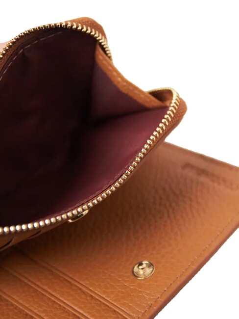 METALLIC SOFT Portofel mic din piele CUIR - Portofele femei