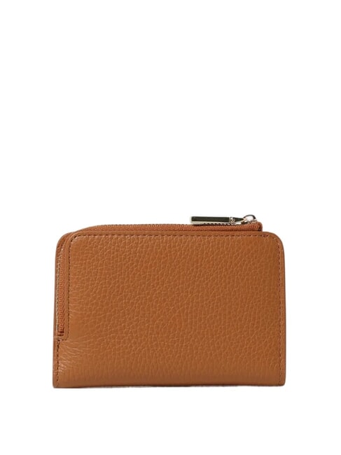 METALLIC SOFT Portofel mic din piele CUIR - Portofele femei