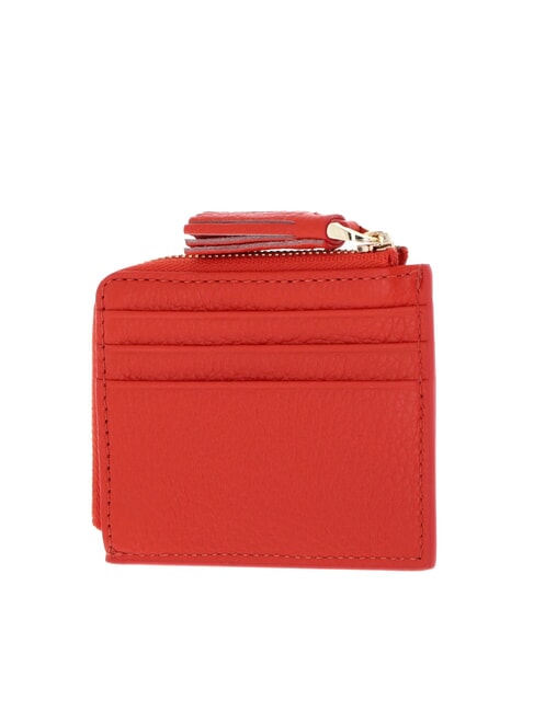 TASSEL Suport card cu fermoar din piele ciocanita gazpacho - Portofele femei