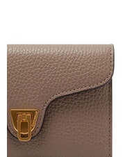 COCCINELLE BEAT SOFT Portofel mediu din piele ciocănită taupe cald - Portofele femei - 4