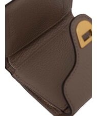 COCCINELLE BEAT SOFT Mini portofel din piele taupe cald - Portofele femei - 2