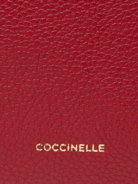 TEBE Geanta de umar din piele texturata rubin - Genți femei