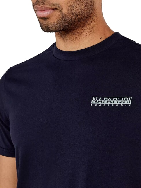 S-DATI Tricou din bumbac blu marine - tricou