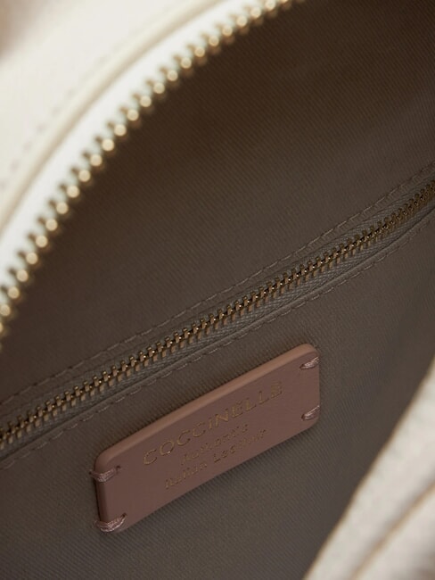 MALORY  Rucsac din piele alb - Genți femei