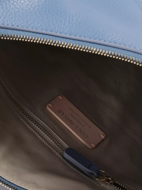 MALORY Geantă de umăr din piele ciocănită albastru - Genți femei