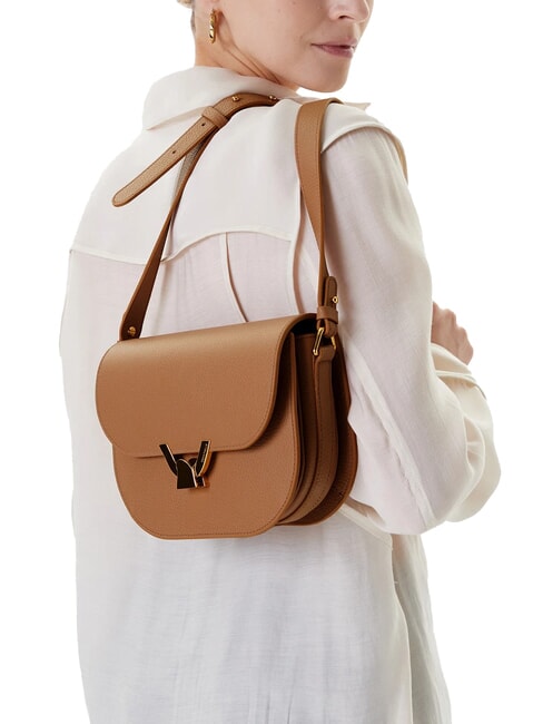 DEW Geanta de umar din piele ciocanita piei - Genți femei