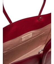 COCCINELLE MYRTHA MAXI LOG Geantă de cumpărături din piele ciocănită sangrie - Genți femei - 5